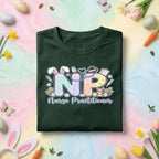 NP Easter Nurse Practitioner Shirt, Cute Bunny Nurse Practitioner Tee, Spring Medical Gift, Easter Nurse Graphic Top for NP Professionals