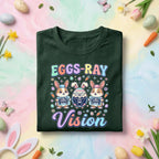 Eggs-Ray Vision Easter Shirt, Cute Bunny X-Ray Nurse Easter Tee, Pastel Spring Medical Holiday Top