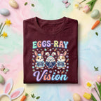 Eggs-Ray Vision Easter Shirt, Cute Bunny X-Ray Nurse Easter Tee, Pastel Spring Medical Holiday Top
