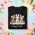 Happy Easter Lambs Shirt, Cute Bunny Ears Baby Sheep Easter Tee