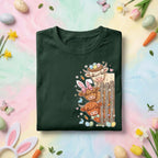 Easter Highland Cows Shirt Farmer, Cute Bunny Ears Cow Easter Tee, Pastel Spring Holiday Farm Animal Top