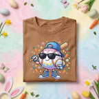 Happy Easter Day Shirt Youth Boys, Kids Baseball Drip Ice Cream Shirt, Dripping Baseball Easter Day, Easter Baseball Egg Character Tee