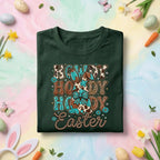 Howdy Easter Bunny Shirt, Cowgirl Howdy Easter Tee, Easter Bunny with Floral Details, Rustic Western Easter Top