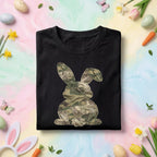 Camo Easter Bunny Shirt, Military Style Easter Tee