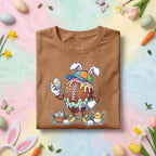 Happy Easter Day Shirt Youth Boys, Kids Football Drip Ice Cream Shirt, Dripping Football Easter Day Apparel
