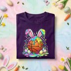 Happy Easter Day Shirt Youth Boys, Kids Basketball Drip Ice Cream Shirt, Dripping Basketball Easter Day Apparel