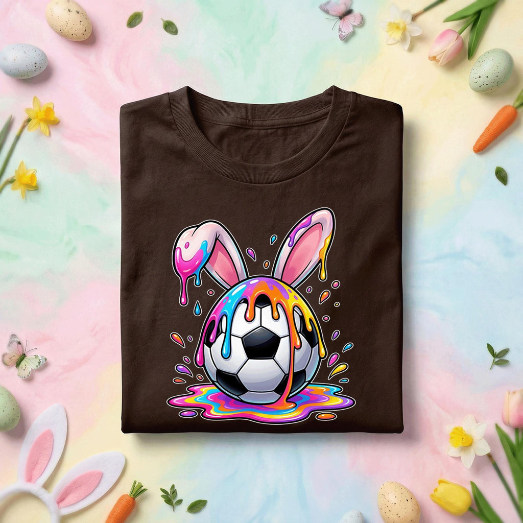 Happy Easter Day Shirt Youth Boys, Kids Soccer Drip Ice Cream Shirt, Dripping Soccer Easter Day Apparel
