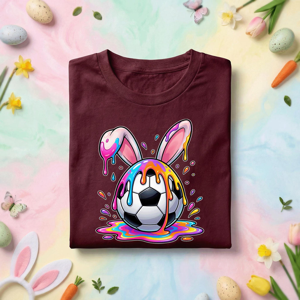 Happy Easter Day Shirt Youth Boys, Kids Soccer Drip Ice Cream Shirt, Dripping Soccer Easter Day Apparel