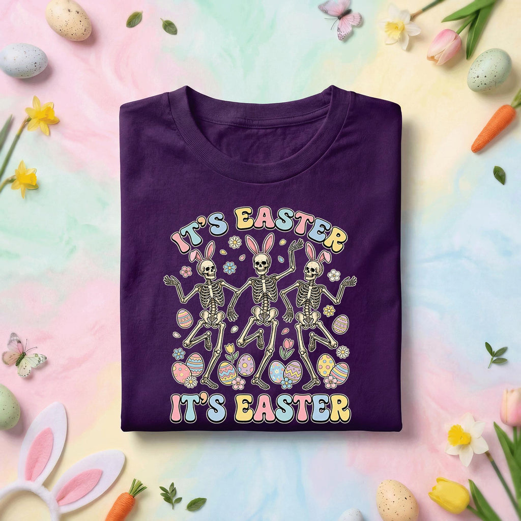 It’s Easter Skeleton Bunny Dance Shirt – Funny Halloween-Easter Mashup Tee