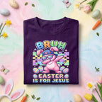 BRUH Easter is for Jesus Funny Christian Bunny Shirt – Easter Kids & Adult Easter Tee, Happy Easter Day shirt Youth Boys  men