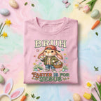 BRUH Easter is for Jesus Funny Christian Bunny Shirt Youth boys Men – Kids & Adult Easter Tee