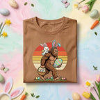 Funny Easter Bigfoot Shirt Men Women– Easter Egg Hunt with Sasquatch shirt, Funny Gift Easter Day shirt
