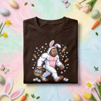 Funny Bigfoot Easter Shirt Men Women – Muscular Sasquatch Bunny, Happy Easter Day shirt, Funny Gift Easter