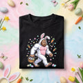 Funny Bigfoot Easter Shirt Men Women – Muscular Sasquatch Bunny, Happy Easter Day shirt