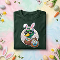 Funny Easter Duck Egg Hunter Shirt Bunny Ears Duck Graphic Tee, Easter Egg Hunt Duck Shirt