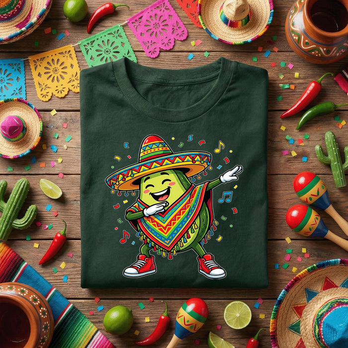 Cinco de Mayo Dabbing Avocado Shirt, Funny Mexican Fiesta Avocado T Shirt