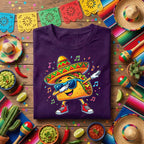 Cinco de Mayo Dabbing Taco Shirt, Funny Taco Fiesta T Shirt, Cute Sombrero Taco Tee, Mexican Food Party Shirt, Taco Lover Celebration Gift