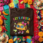 Lets Fiesta Cute Taco Girl Shirt, Funny Cinco de Mayo Taco T Shirt, Kawaii Mexican Fiesta Tee, Margarita Party Taco Lover Gift