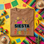 No Siesta Lets Fiesta Cinco de Mayo Shirt, Funny Mexican Fiesta Party T Shirt, Sombrero Guitar Celebration Tee Gift