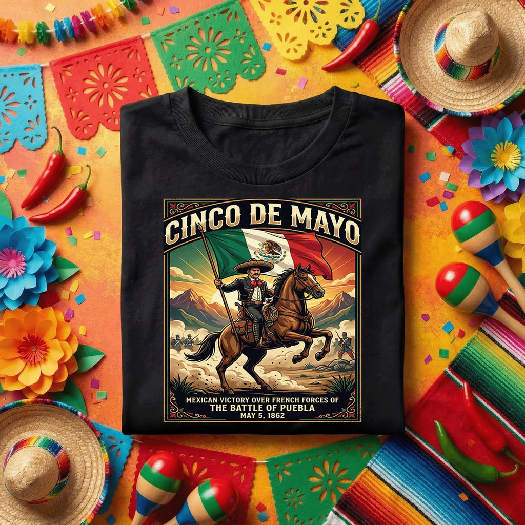 Cinco de Mayo Battle of Puebla Shirt, Mexican Victory 1862 T Shirt