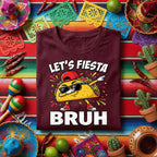 Let’s Fiesta Bruh Taco Shirt Funny Cinco de Mayo Taco T Shirt, Dabbing Taco Meme Tee, Fiesta Party Taco Lover Shirt