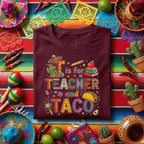 T Is for Teacher and Taco Shirt Funny Teacher Taco T Shirt, Cinco de Mayo Teacher Appreciation Tee, Taco Loving Teacher Gift