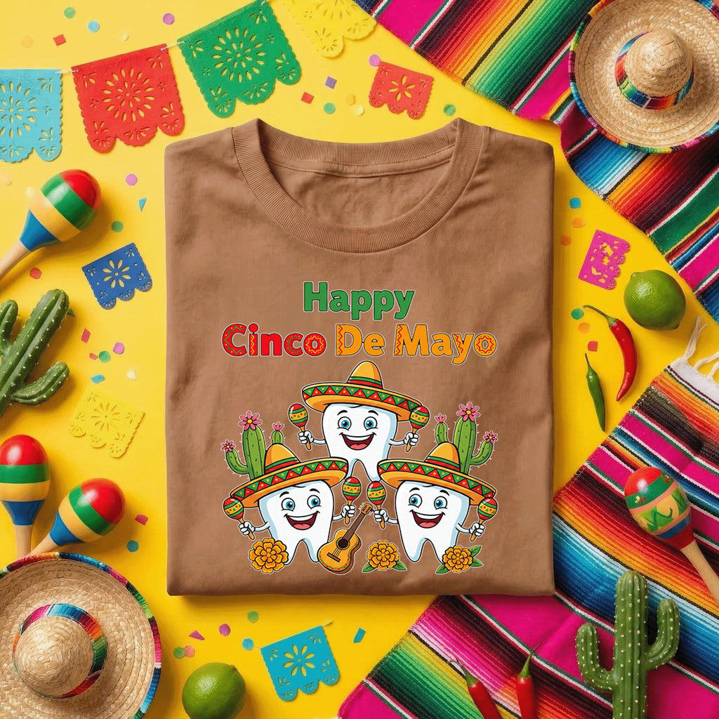 Happy Cinco De Mayo Dentist Shirt Funny Dental Fiesta Tee, Dentist Cinco De Mayo Shirt, Dental Office Party Shirt, Dental Hygienist Gift