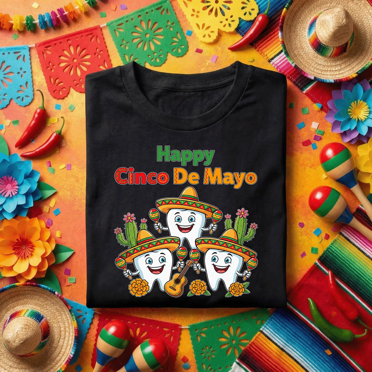 Happy Cinco De Mayo Dentist Shirt Funny Dental Fiesta Tee, Dentist Cinco De Mayo Shirt