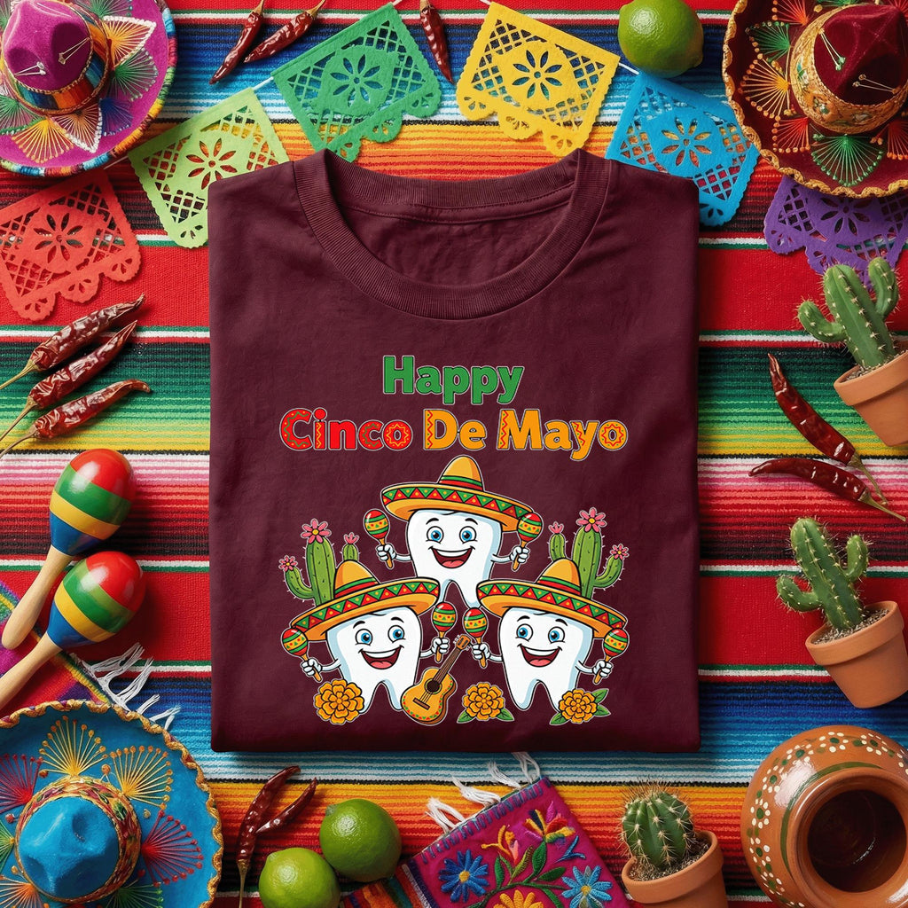 Happy Cinco De Mayo Dentist Shirt Funny Dental Fiesta Tee, Dentist Cinco De Mayo Shirt, Dental Office Party Shirt, Dental Hygienist Gift