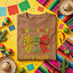 Cinco De Mayo Lets Fiesta Shirt Funny Mexican Fiesta Maracas Tee, Colorful Sombrero Party Shirt, Cinco De Mayo Celebration Tee