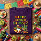 Happy Cinco De Mayo Gnome Shirt Funny Mexican Fiesta Gnome Tee, Taco Sombrero Cactus Party Shirt, Cinco De Mayo Celebration Tee