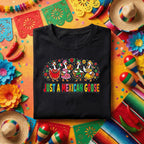 Just A Mexican Goose Shirt Funny Cinco De Mayo Goose Tee, Mexican Fiesta Dancing Geese Shirt