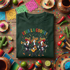 Viva La Goose Shirt Funny Cinco De Mayo Goose Mariachi Tee, Mexican Goose Band Fiesta Shirt, Cute Cinco De Mayo Party Tee