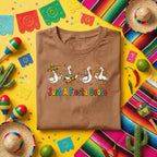 Just A Fiesta Goose Shirt Funny Cinco De Mayo Goose Tee, Mexican Fiesta Dancing Goose Shirt, Cute Taco Party Goose Tee