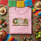 CNA Certified Nursing Assistant Cinco De Mayo Shirt Funny CNA Nurse Fiesta Tee, Healthcare Worker Mexican Celebration Shirt