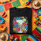 Cinco De Mayo Margarita Skeleton Hand Shirt Funny Fiesta Margarita Lover Tee, Mexican Party Shirt Day Of The Dead Margarita