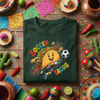 Soccer Tacos Cinco De Mayo Shirt Funny Taco Soccer Player Tee Mexican Fiesta Soccer Shirt Kids Soccer Fan Gift Taco Lover Tee
