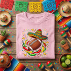Cinco De Mayo Football Shirt Sombrero Football Fiesta Tee Mexican Fiesta Game Day Shirt Funny Football Fan Taco Party Shirt