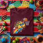 Funny Taco Basketball Shirt Cinco De Mayo Taco Dunk Tee Mexican Fiesta Basketball Player Shirt Taco Lover Sports Tee