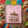 Just Here For The Fiesta Shirt Cinco De Mayo Party Tee Mexican Fiesta Shirt Sombrero Maracas Tee Funny Cinco De Mayo ...