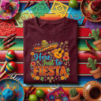 Here Just To Fiesta Shirt Cinco De Mayo Fiesta Tee Mexican Party Shirt Sombrero Guitar Maracas Tee Funny Cinco De Mayo Shirt