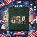 USA Vintage Flag Shirt Patriotic America Tee Statue of Liberty Graphic Independence Day Shirt 4th of July USA Pride Gift Idea Fourth of July