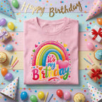 It’s My Birthday Rainbow Shirt, Colorful Heart Birthday Tee, Cute Kids Party Outfit, Fun Rainbow Graphic Shirt, Birthday Girl Gift Idea