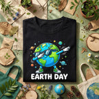 Funny Earth Day Dabbing Shirt Cute Planet Tee, Cool Earth Dab Design