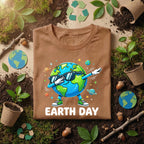 Funny Earth Day Dabbing Shirt Cute Planet Tee, Cool Earth Dab Design, Kids Earth Day Outfit, Eco Friendly Gift, Environmental Humor Shirt