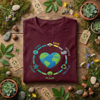Eco Friendly Earth Day Shirt Care Save Rescue Recycle Plant Tee, Environmental Awareness, Nature Lover Gift, Sustainability Shirt