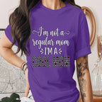 Cool Mom Shirt Funny Mom Quote Tee I'm Not a Regular Mom I'm a Cool Mom T-Shirt Trendy Mother Day Gift Cute Heart Mama Shirt