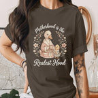 Motherhood Is the Realest Hood Shirt Cute Duck Mom Tee Funny Mom Life Shirt Cozy Mama Gift Animal Lover Mothers Day Shirt
