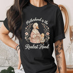 Motherhood Is the Realest Hood Shirt Cute Duck Mom Tee Funny Mom Life Shirt Cozy Mama Gift Animal Lover Mothers Day S...