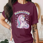 Mamacorn Unicorn Mom Shirt Cute Rainbow Unicorn Tee Funny Mom Life Shirt Magical Mama Gift Mothers Day Cute Unicorn Shirt